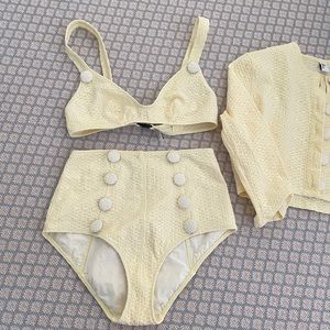 lisa marie fernandez.swimsuit and swim.shirt size 2